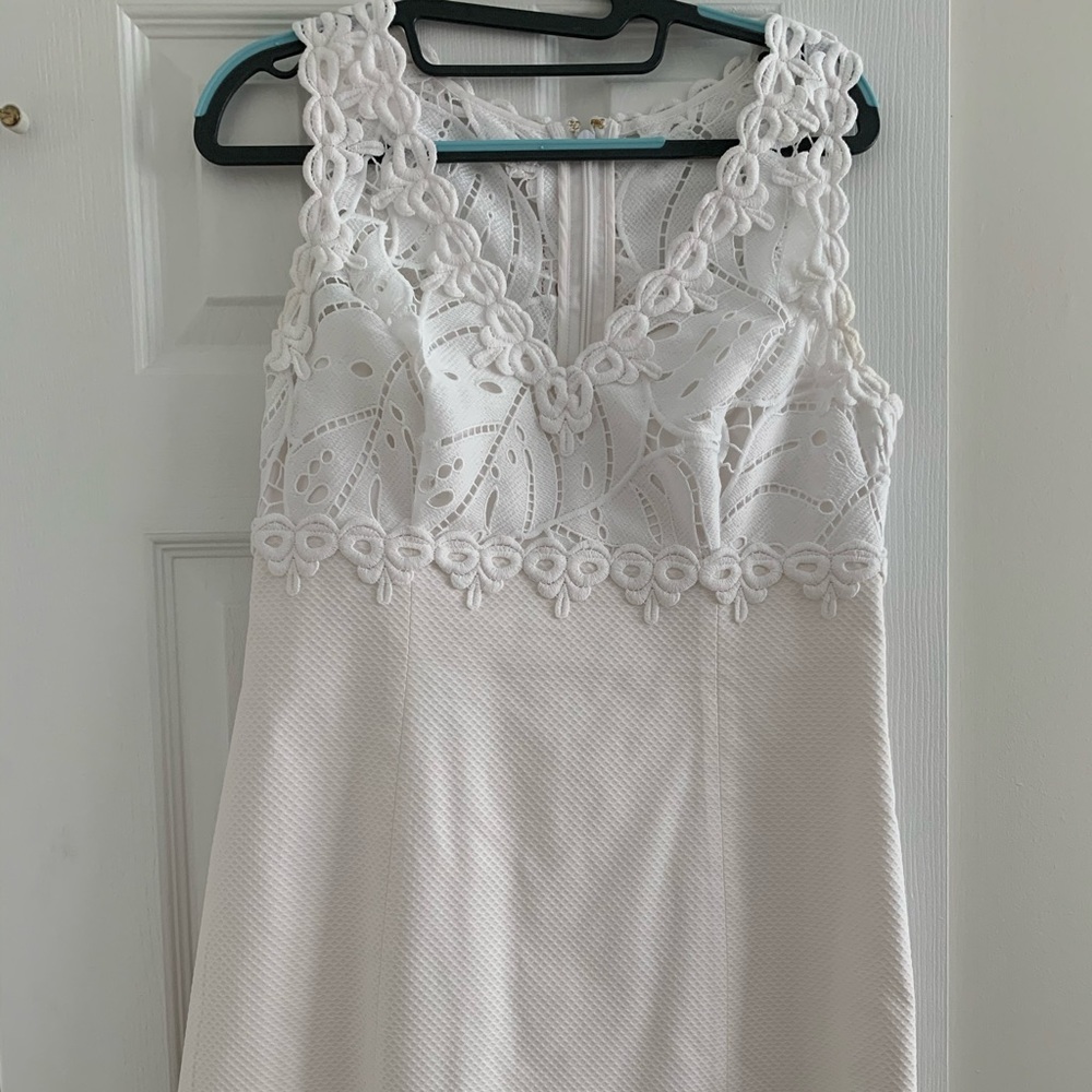 White Lilly Pulitzer Shift Dress